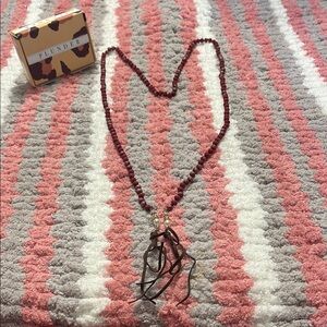 Plunder 5 Foot Red Beaded Necklace